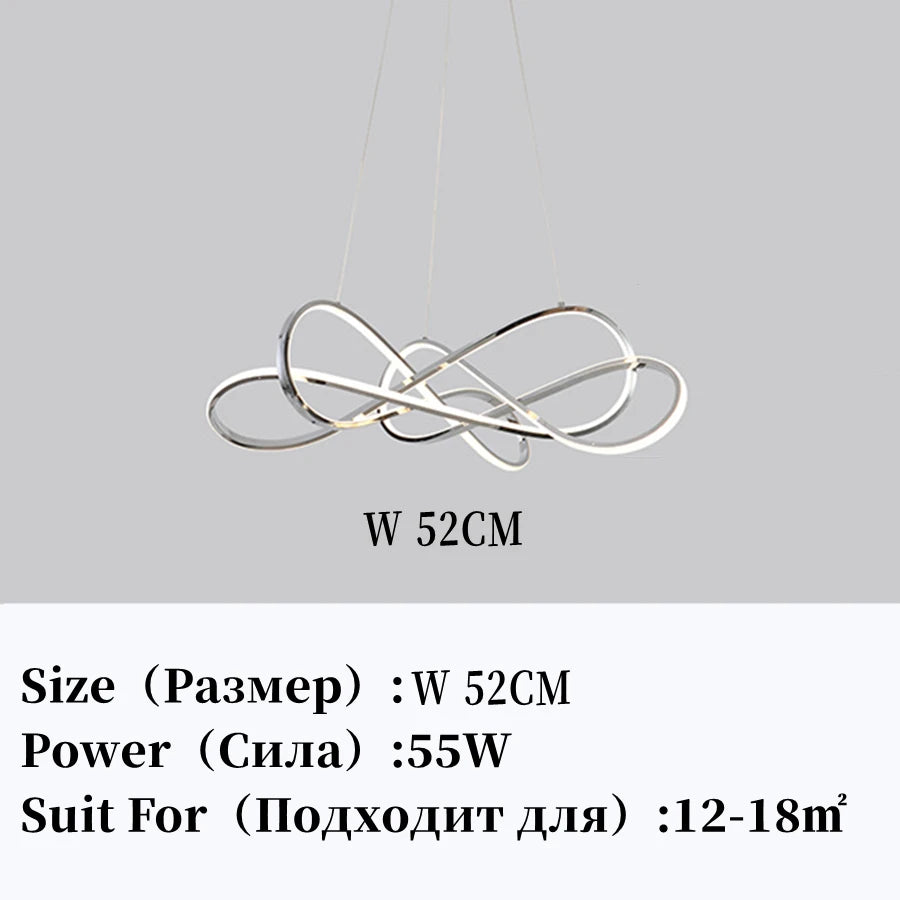 Modern LED Pendant Light DIY Chandelier Lights For Dining Room Living Room Bar Kitchen Room Ceiling Hanging Lamp Home Decor Lamp - GlowMart