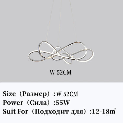 Modern LED Pendant Light DIY Chandelier Lights For Dining Room Living Room Bar Kitchen Room Ceiling Hanging Lamp Home Decor Lamp - GlowMart