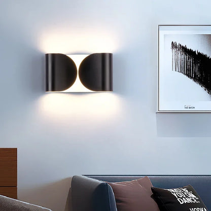 Modern LED wall lamps Dining Living room indoor artistic decorative lighting Bedroom bedside black gold white metal wall lamps - GlowMart