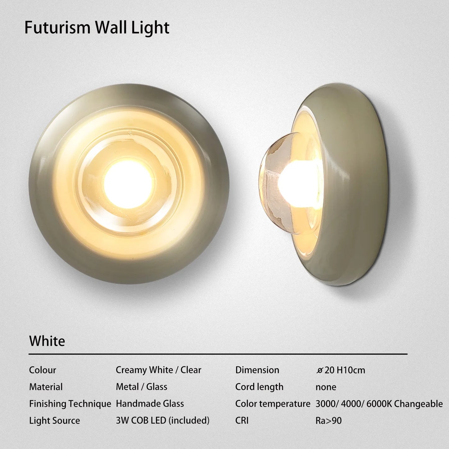 Caren Lighting Futurism wall sconces lighting design glass electroplating LED Bauhaus Contemporary Modern cozy light fixture