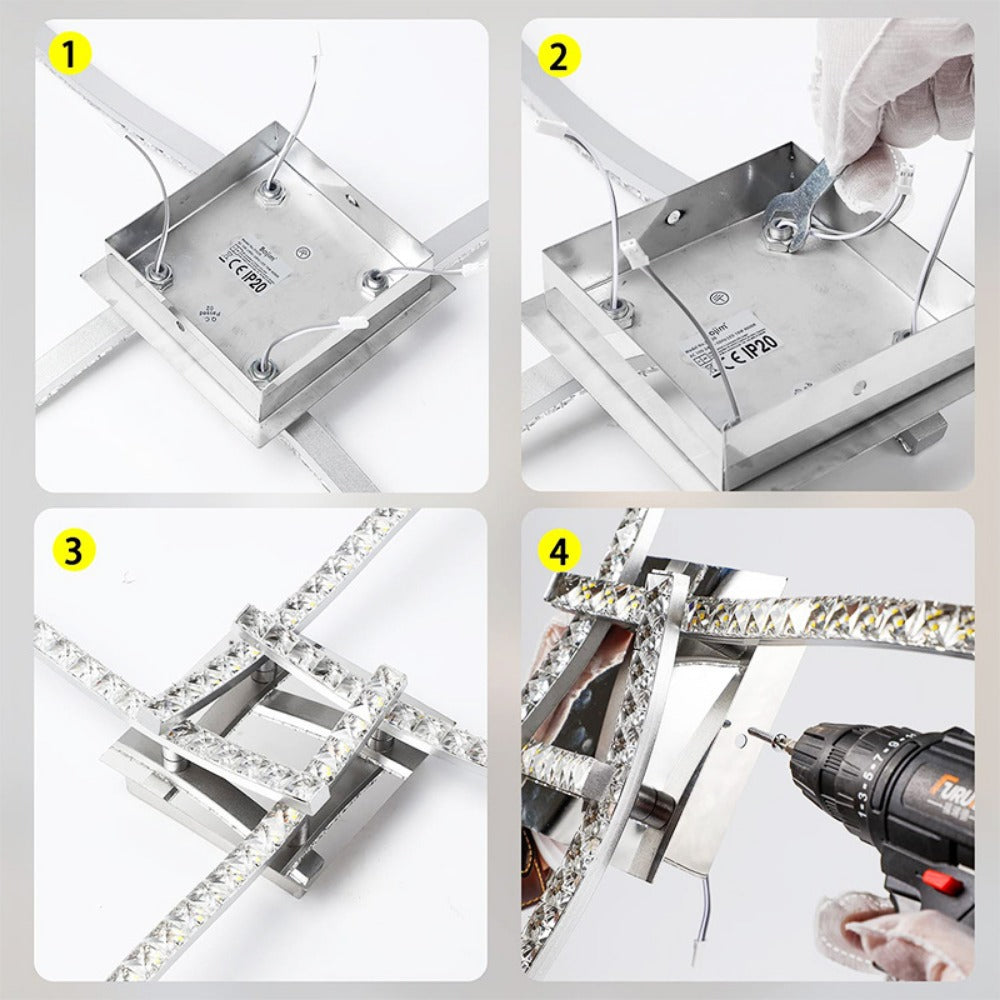 Ceiling Lamp Lights Decorative Led Lamps For Room Chandelier Crystal Chandeliers Home Kitchen Bedroom Living Modern Dining Hallw