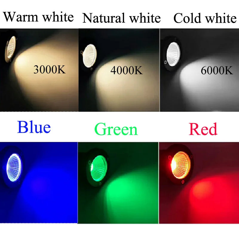 4PCS 1W 3W 5W 7W 10W LED Garden Lawn Lamp Outdoor LED Spike Light Waterproof Lighting Garden Path Spotlights AC 85-265V  DC12V - GlowMart