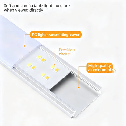 LED Rechargeable Lamp Tube USB 5V Emergency Light Camping Magnetic Portable Lightinging Night Market Outdoor Vehicle Hard Strip - GlowMart
