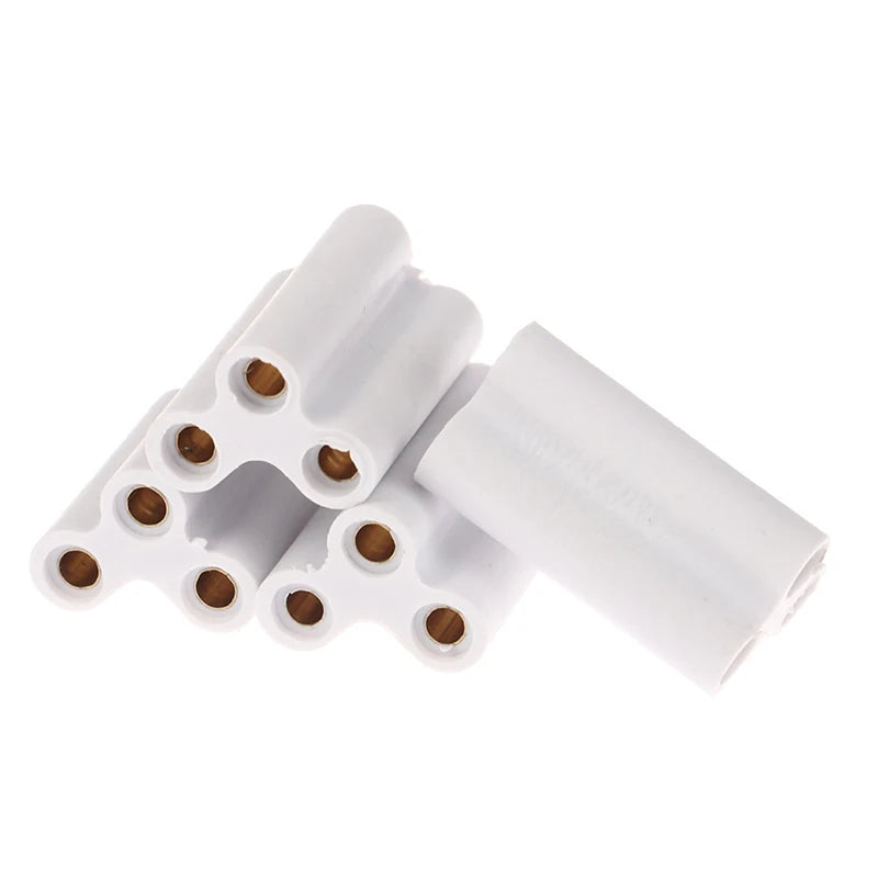 10Pcs Led Light And Fluorescent Connector Seamless Joint Unit Be Used In T5 T8 Tube Lamp 2 Pins 3 Pins Connectors Joints - GlowMart