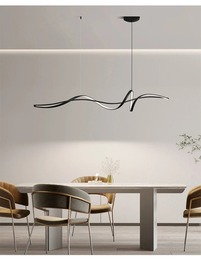 Creative Dining Room Pendant Lamp Modern LED Pendant Light For Living Room Kitchen Study Minimalist Home Decoration Hanging Lamp - GlowMart