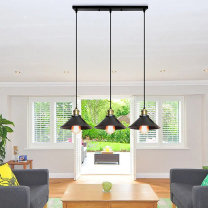 Vintage Pendant Light Loft Retro Chandelier Pendant Lamp E27 Base Industrial Hanging light Edison Home Lighting for Living Room - GlowMart