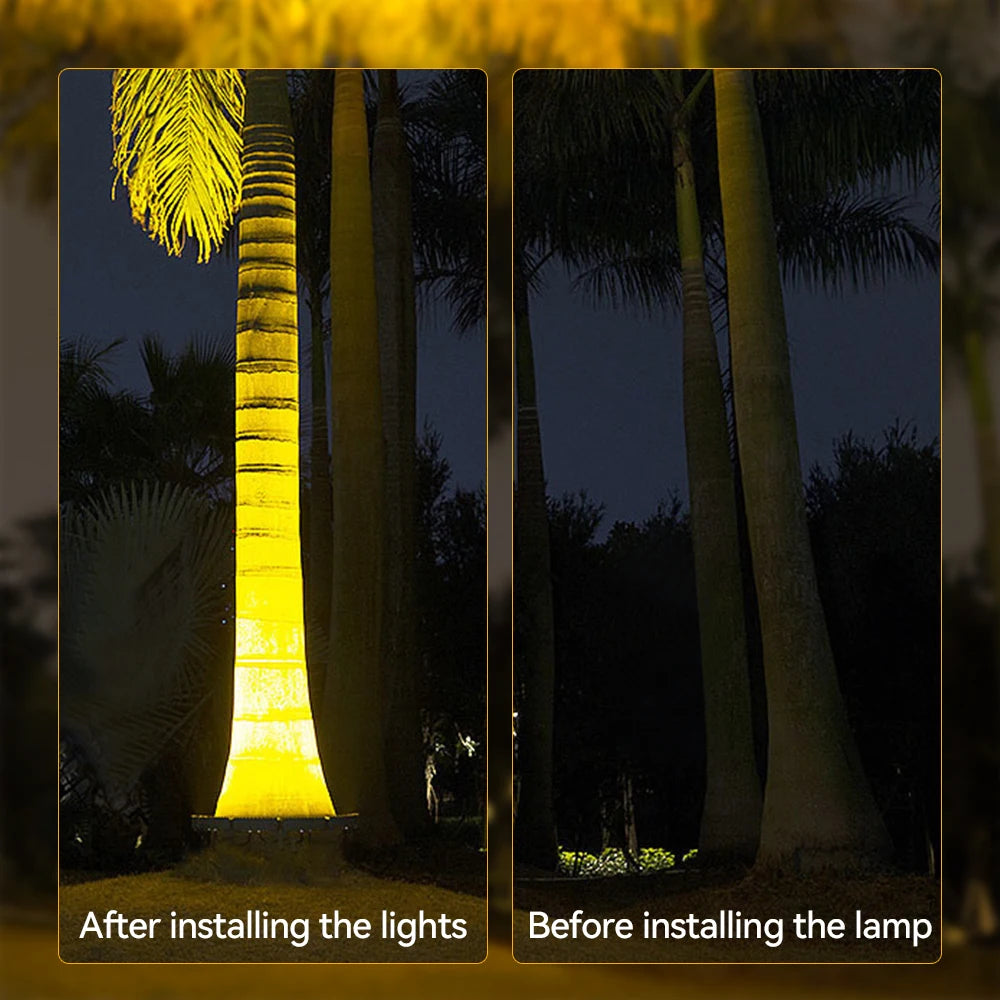 LED Outdoor Tree Spot Light LED Wall Washer Aluminum RGB IP65 Can be used outdoors under large trees and cylindrical cones - GlowMart