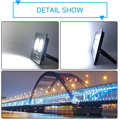 LED Flood Light AC220V 400W 500W 600W 800W IP66 Waterproof Outdoor Garden Projector Lighting Refletor Spotlight Wall Floodlight - GlowMart