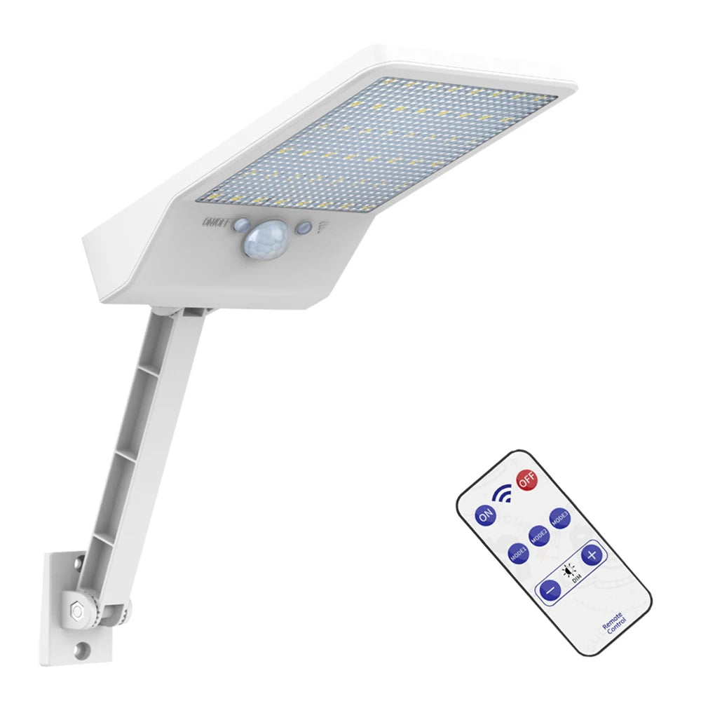 Solar Street Lights Outdoor Solar Lamp With Motion Sensor Security Lighting for Garden Patio Path Yard 3 Light Mode Waterproof - GlowMart