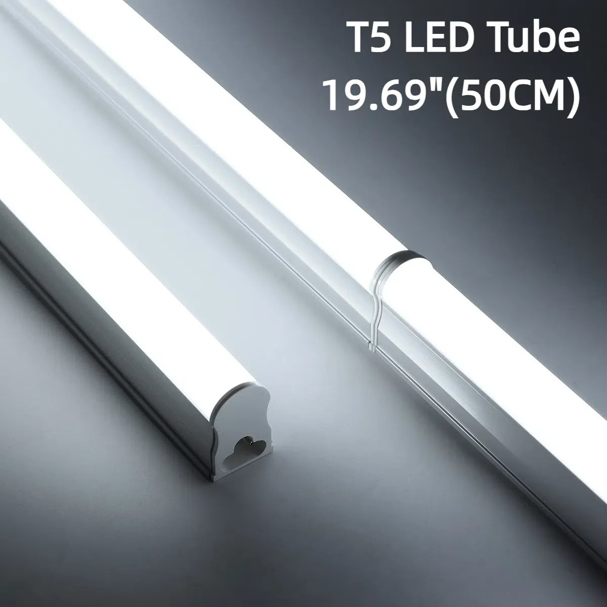 Latest T5 LED Lamp Tube 50CM/19.69in Aluminum Alloy Shell SMD 2835 220V 110V For Kitchen Vestibule Hallway Bedroom Wall Lighting - GlowMart