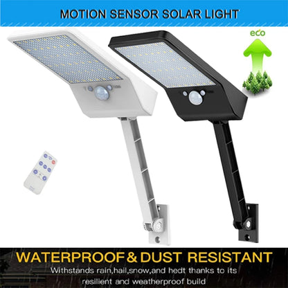 Solar Street Lights Outdoor Solar Lamp With Motion Sensor Security Lighting for Garden Patio Path Yard 3 Light Mode Waterproof - GlowMart