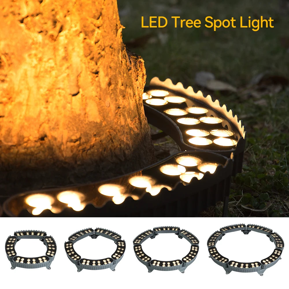 LED Outdoor Tree Spot Light LED Wall Washer Aluminum RGB IP65 Can be used outdoors under large trees and cylindrical cones - GlowMart