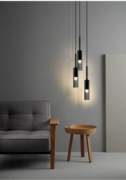 Modern  Glass Pendant Light for Bedroom Bedside Bar Kitchen Dining Room Hanging Lamp Ceiling Lighting Bathroom Decoration - GlowMart