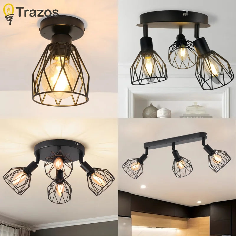 Aisle Lights Entrance Hallway Lights Modern And Simple Iron Art Living Room Bedroom Stair Lights Cloakroom LED Ceiling Lights