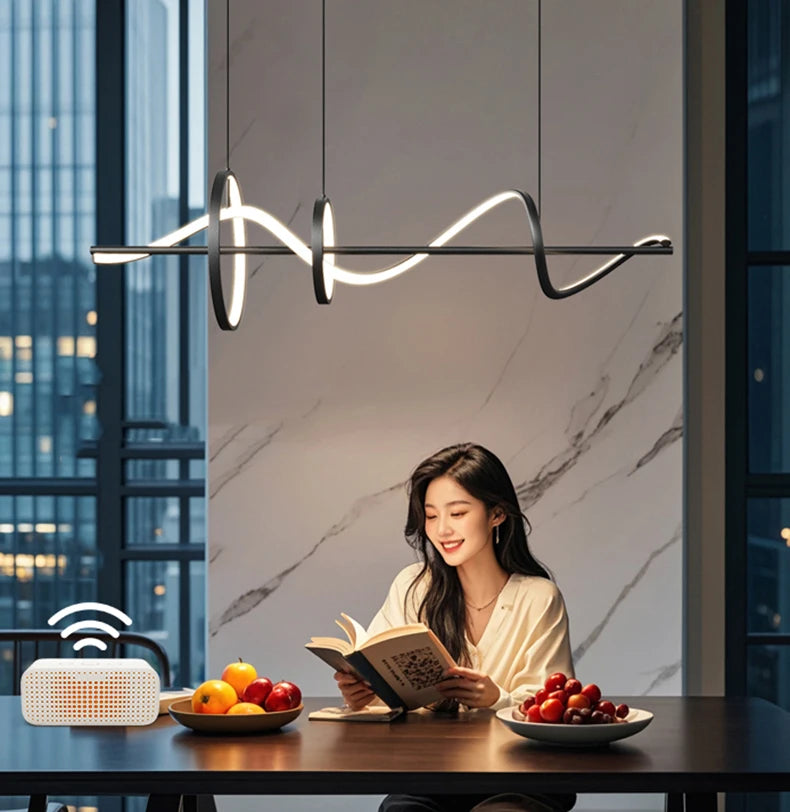 bedroom decor Pendant lamp led lights for room indoor Chandelier lighting Chandeliers Ceiling lamps for living room decoration - GlowMart