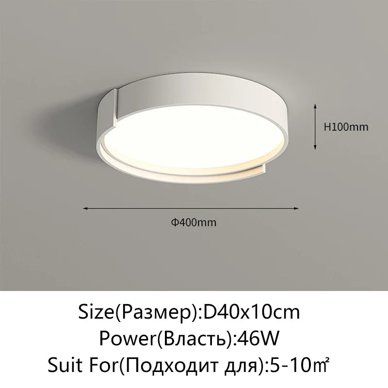 Modern Ceiling Light LED Room Lighting Living Room Dining Room Bedroom Study Home Decorative Light Indoor Lustres Fixtures - GlowMart