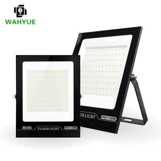 Led Flood Light 10W 20W 30W 50W 100W 150W Reflector Led IP67 Waterproof Floodlight Outdoor Spotlight Lighting Street Garden Lamp - GlowMart