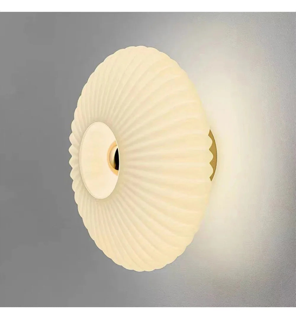 Modern LED Wall Lamps Glass Ripple Lights Corridor Aisle Staircase Dining Backdrop Simple Indoor Home Decoration Lustre Fixtures - GlowMart