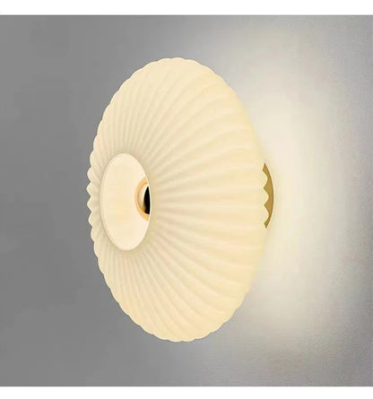 Modern LED Wall Lamps Glass Ripple Lights Corridor Aisle Staircase Dining Backdrop Simple Indoor Home Decoration Lustre Fixtures - GlowMart