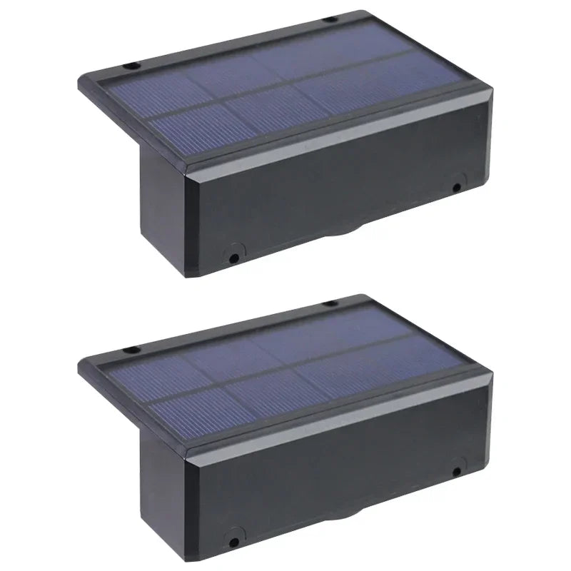 LED Solar Garden Lights Strong Bright Outdoor Sunlight Led Lights IP65 Waterproof Wall Lamp for Courtyard Yard Balcony Fence - GlowMart