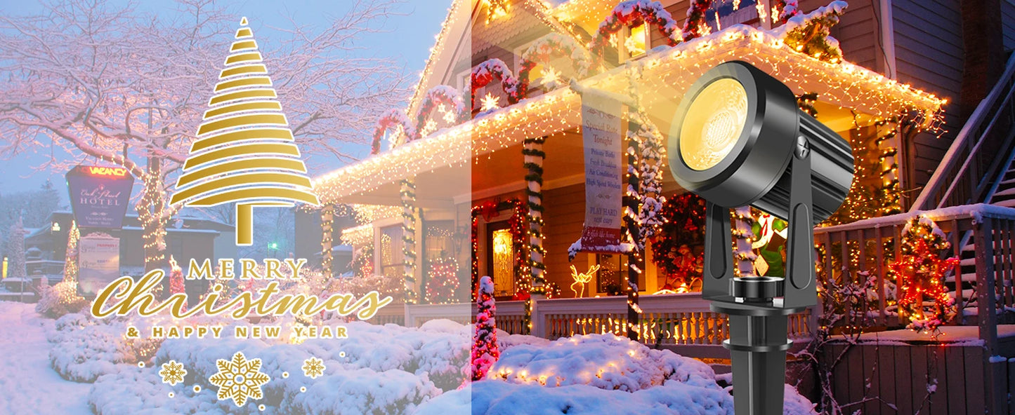 4/6/8LEDS 3000K Outdoor Spotlight Landscape IP65 Low Voltage Garden Lighting for Tree 220V Pathway Yard Lawn Ground Spotlight