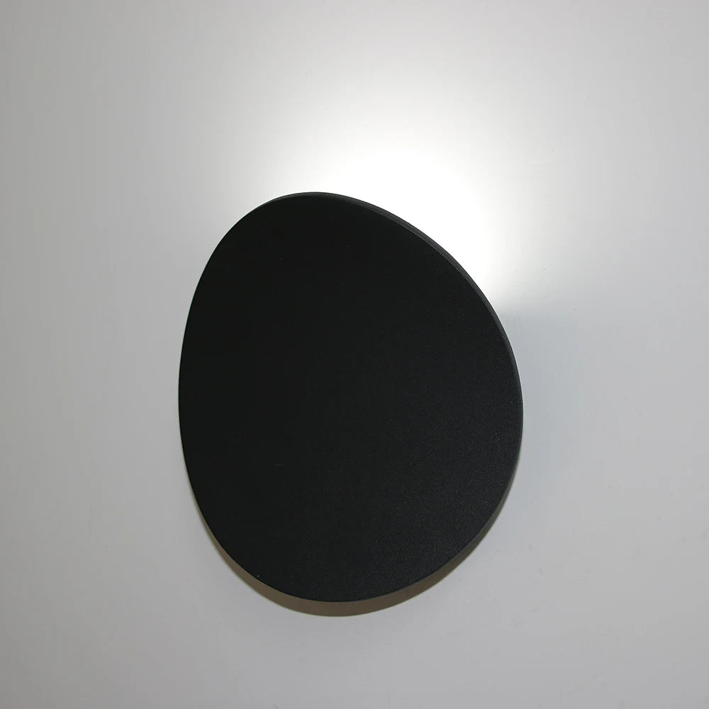 LED Indoor Wall Lamps Modern Simple Aluminum Wall Lamp Bedroom and Living Room Lighting Black White Gold Wall Lamp Light Fixture - GlowMart