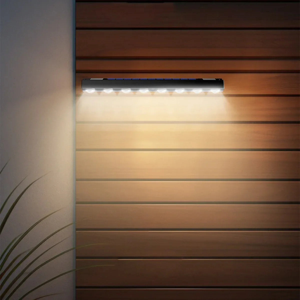 4/6/8LED Solar Wall Light Outdoor Waterproof Garden Decora Balcony Staircase Fence Home Atmosphere Lighting Solar Powered Lamp