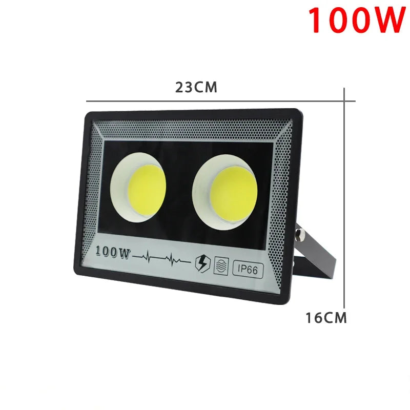 NEW 50/100W/200W/300W/400W/500W LED Floodlights Spotlight IP65 Waterproof Lamps Led Outdoor Flood Light Garden Street Lamps HOT - GlowMart