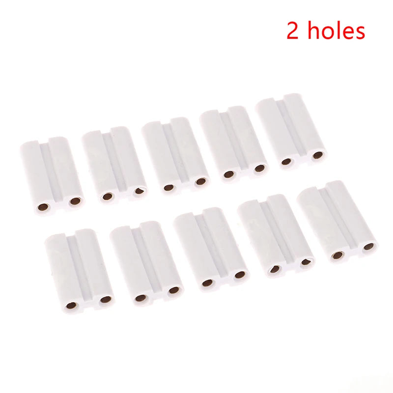10Pcs Led Light And Fluorescent Connector Seamless Joint Unit Be Used In T5 T8 Tube Lamp 2 Pins 3 Pins Connectors Joints - GlowMart