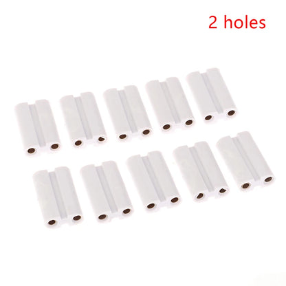 10Pcs Led Light And Fluorescent Connector Seamless Joint Unit Be Used In T5 T8 Tube Lamp 2 Pins 3 Pins Connectors Joints - GlowMart