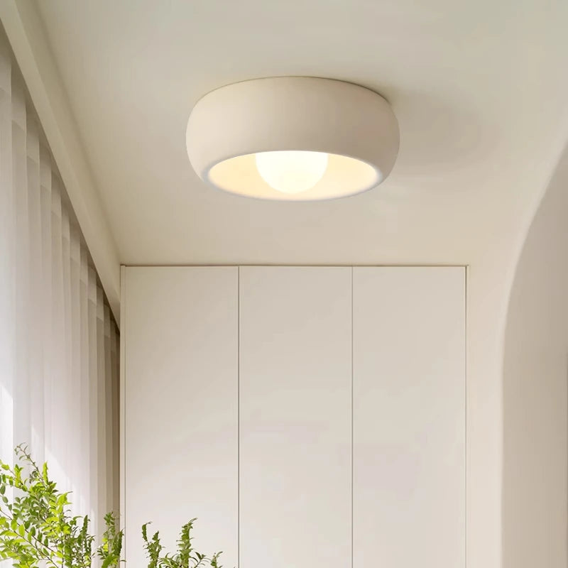 Entrance Ceiling Light Creamy Style Balcony Hallway Light Hallway Laundry Room Light Wardrobe Creative  Lighting Fixtures