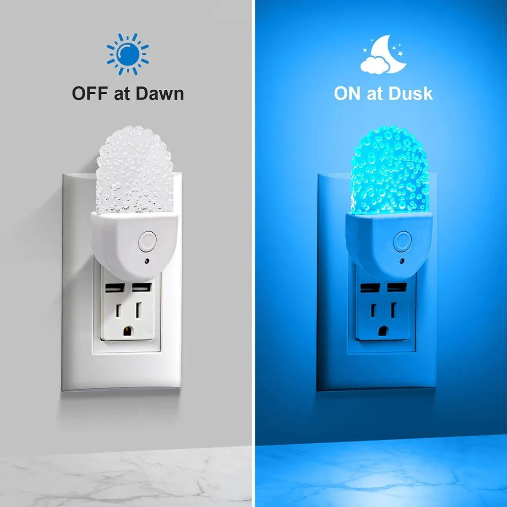 Bedside Lamp Night Light EU US Plug Eye Protection LED Mini Wall Lamp For Home Aisle Bedroom Living Room Baby Feed Kids Use - GlowMart