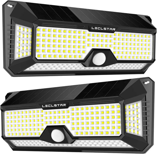 268 led Solar Led Light Outdoor Garden Decoration Wall Lamp With 4 Mode IP65 Waterproof Solar Motion Sensor Light for Yard Door