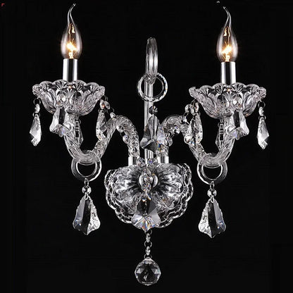 Luxury Wall Sconce Lighting European-style wall lights mirror front lamp bedside lamp crystal lighting bedroom  decor lights - GlowMart