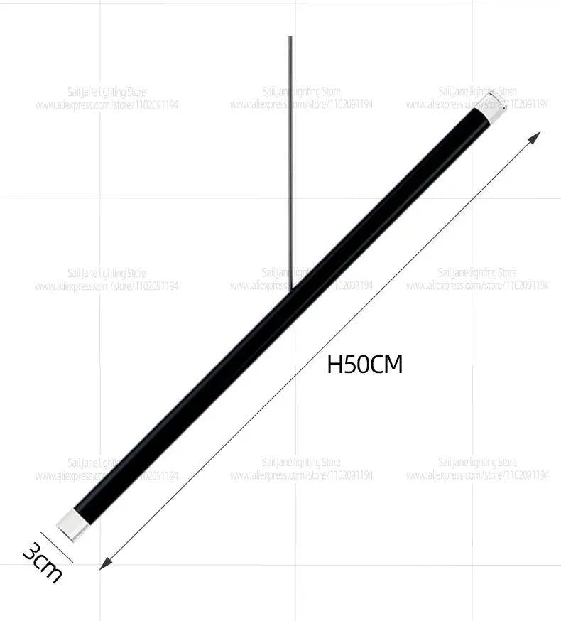 Nordic Pendant Light Modern Living Room Dining Table Lighting Lounge Hanging Restaurant Attic Chandelier Bedroom Ceiling Lamp - GlowMart