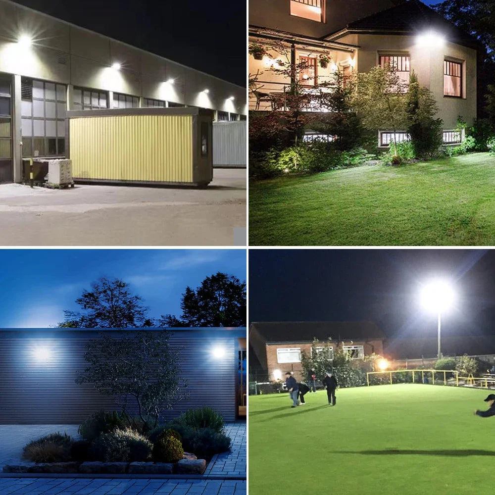50W 100W 200W 300W 500W Led Floodlight Outdoor IP66 Waterproof 220V Reflector LED Garden Lighting Street Lamp Wall Flood Lights - GlowMart