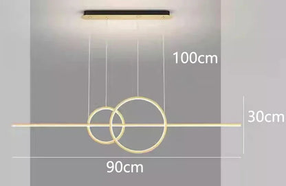 Modern Minimalist LED Pendant Lights for Living Dining Room Kitchen Food Tables Study Chandelier Home Decor Lusters Luminaires - GlowMart