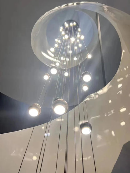 Modern Home decor Led Lights Pendant Light Lamps Chandeliers For Living Room Hanging Light Indoor Lighting LED Stair Chandelier - GlowMart