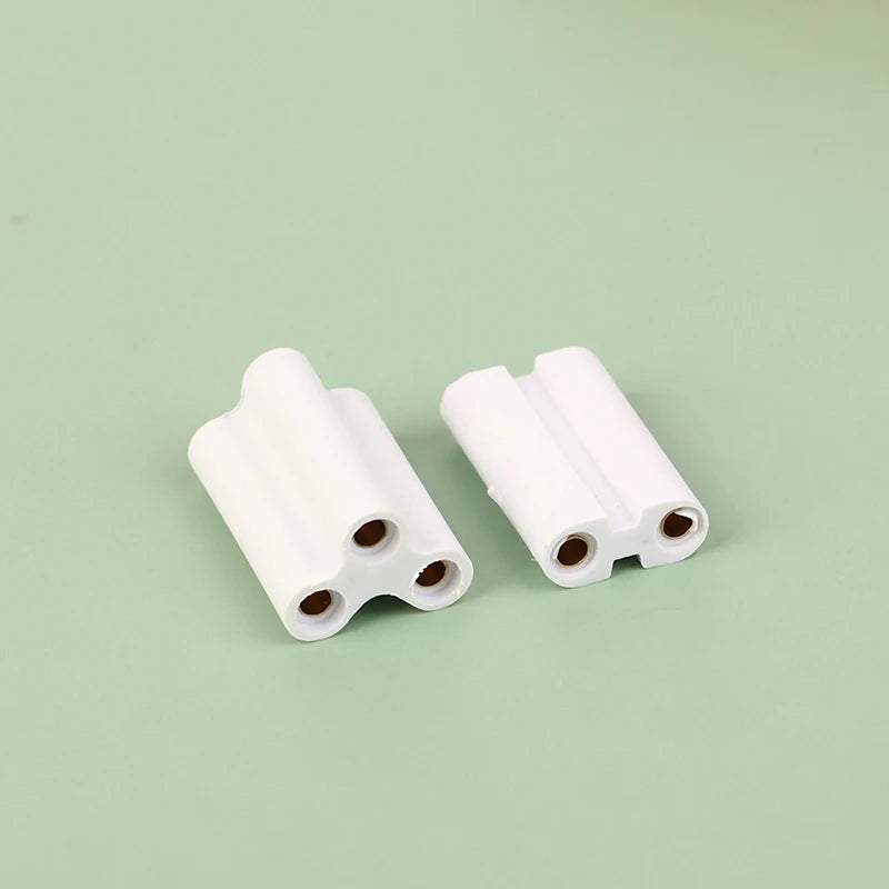 10Pcs Led Light And Fluorescent Connector Seamless Joint Unit Be Used In T5 T8 Tube Lamp 2 Pins 3 Pins Connectors Joints - GlowMart