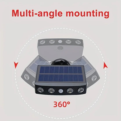 Powerful 4 LED Solar Security Lights Outdoor Decor Sensor Motion 3 Modes Street Waterproof Lamp Wall Night Work Light for Garden - GlowMart