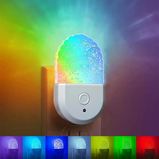 Bedside Lamp Night Light EU US Plug Eye Protection LED Mini Wall Lamp For Home Aisle Bedroom Living Room Baby Feed Kids Use
