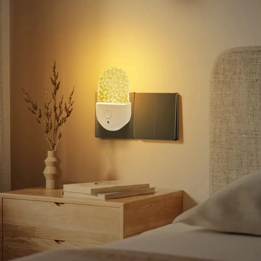 Bedside Lamp Night Light EU US Plug Eye Protection LED Mini Wall Lamp For Home Aisle Bedroom Living Room Baby Feed Kids Use - GlowMart