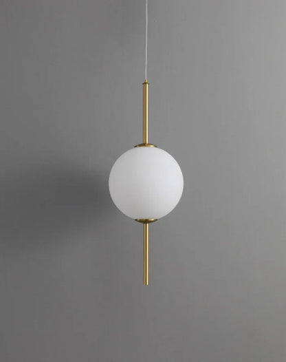 Glass Ball Pendant Light for Bedroom Bedside Hanging Lamp Ceiling Chandeliers Modern Lighting Decoration Entrance Luminaire Led