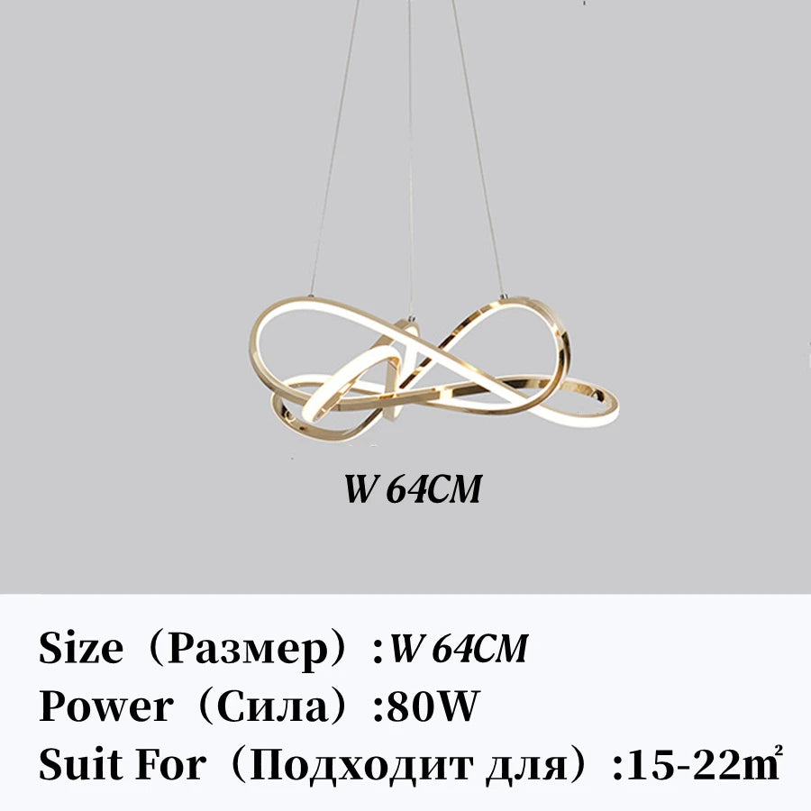 Modern LED Pendant Light DIY Chandelier Lights For Dining Room Living Room Bar Kitchen Room Ceiling Hanging Lamp Home Decor Lamp - GlowMart