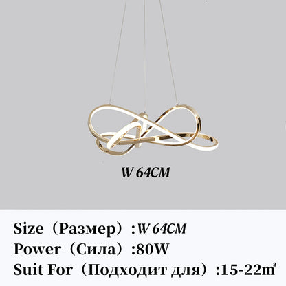 Modern LED Pendant Light DIY Chandelier Lights For Dining Room Living Room Bar Kitchen Room Ceiling Hanging Lamp Home Decor Lamp - GlowMart