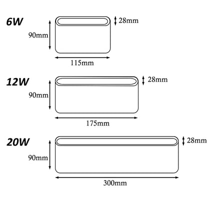 LED Outdoor Waterproof IP65 Wall Light Porch Garden Wall Lamp & Indoor Home Decor Bedroom Living Room Decoration Lighting Lamp - GlowMart
