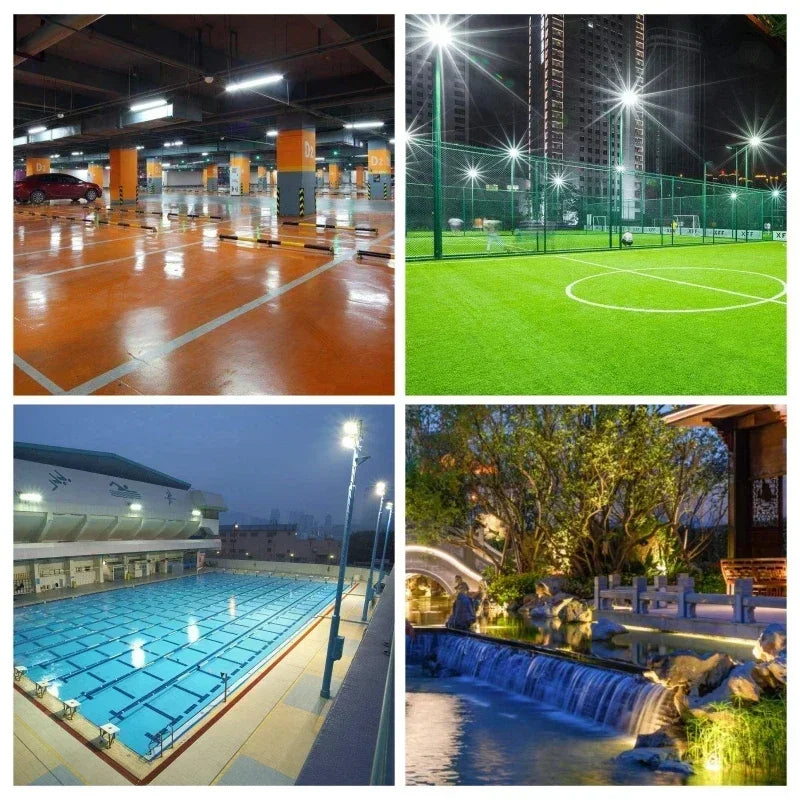 Led Flood Light 50W 100W 150W 200W 110V 220V Outdoor Floodlights IP65 Waterproof Wall Lamp Reflector Led Street Light - GlowMart