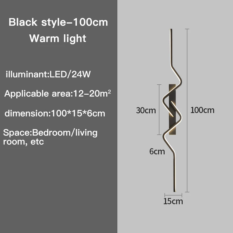 Modern Wall Light Long Lights Nordic Living Room Decorative lights For Wall Corridor Ceiling Light Home Decor Lighting Fixtures