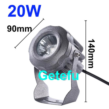 Outdoor LED Lawn Light 20W/30W 40W Wall Washer Waterproof Floodlights  LED Spot Lamp Outdoor Landscape Lighting 100-240V DC24V