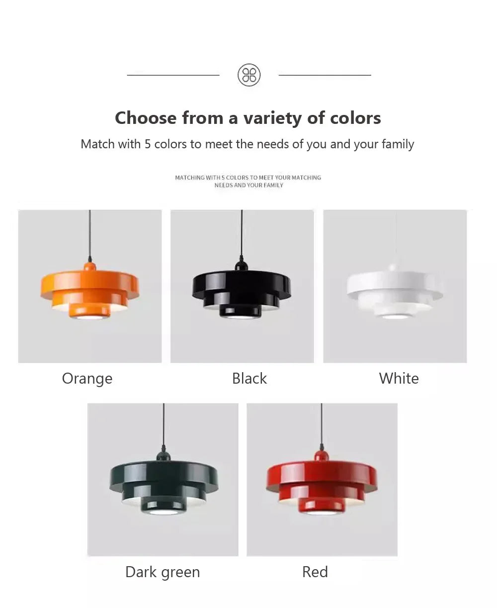 Nordic Pendant Light Medieval Aluminum Ceiling Chandelier for Living Room Bedroom Dining Room Bar Simple Indoor Home Decor Light - GlowMart
